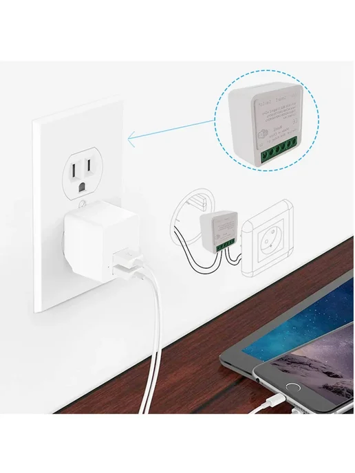 Szaoju Умный Wi-Fi выключатель 16А, вариант, фото 6