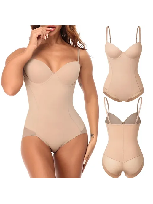 miss moly MISSMOLY Женское Корректирующее Белье, Боди, Корсет С Жестки, бежевый