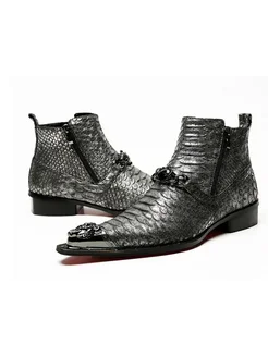 Нет бренда Bota militar, ботинки из натуральной кожи, золотисто-серое п