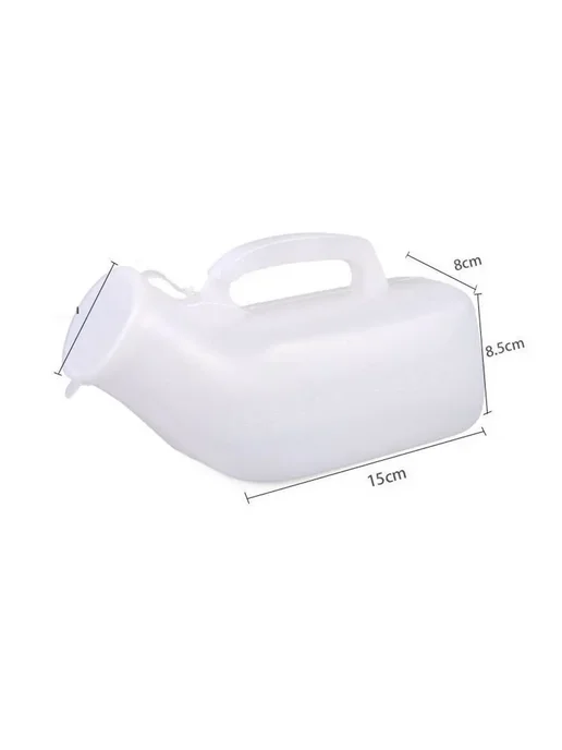 Нет бренда Портативный мужской писсуар 1200 мл white, 1200 мл, фото 7