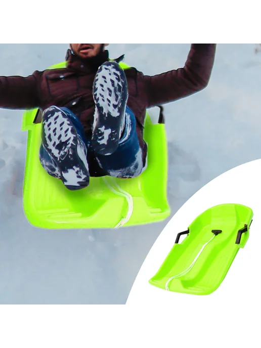 Sunnimix Санки для снега, табак, трава, песок, скоростной спуск, разд, красный, фото 3