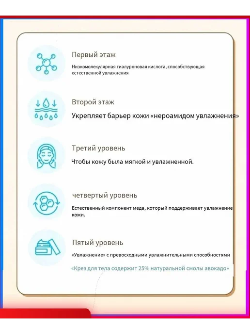 Увлажняющий крем для тела 200 мл, 200 мл, фото 7