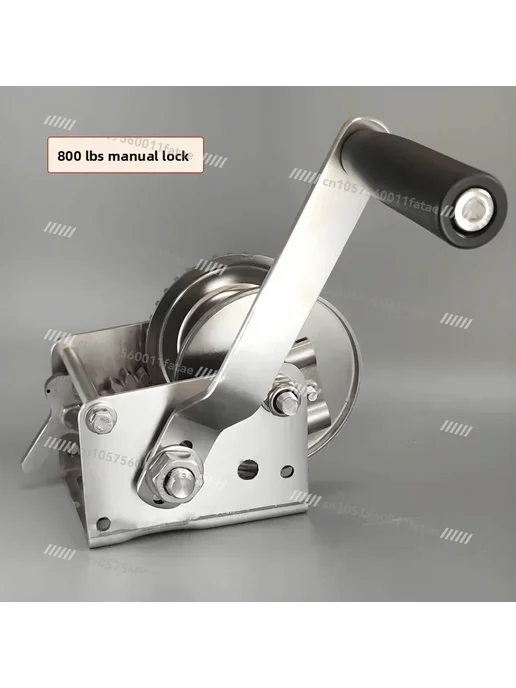 Нет бренда Ручная лебедка из нержавеющей стали 304 1200 two-way self, 800 manual lock
