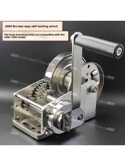 Нет бренда Ручная лебедка из нержавеющей стали 304 1200 two-way self, 800 manual lock, фото 5