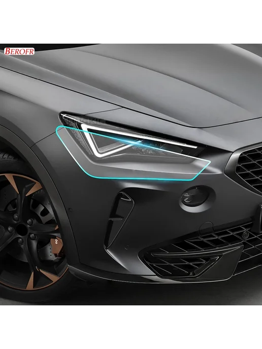 Нет бренда Защитная пленка для фар Seat Cupra Formentor 2020-2023, проз, вариант, фото 2