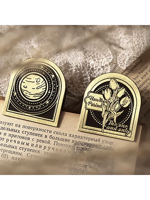 Нет бренда Ретро зажимы для скрапбукинга, черный, цинковый сплав, черный, фото 3