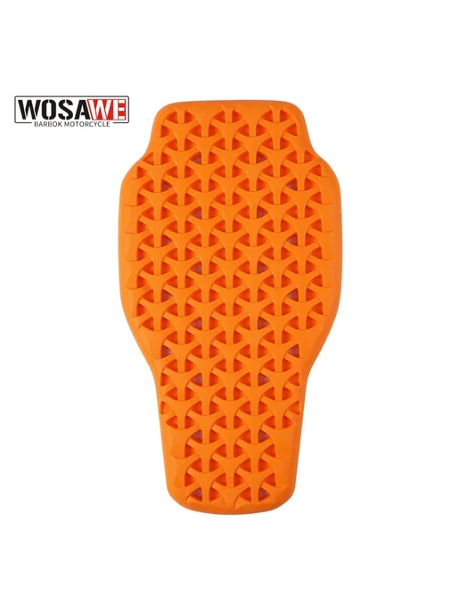 WOSAWE Мотозащита наколенники налокотники CE Class 1, 21.5*, оранжевый, фото 2