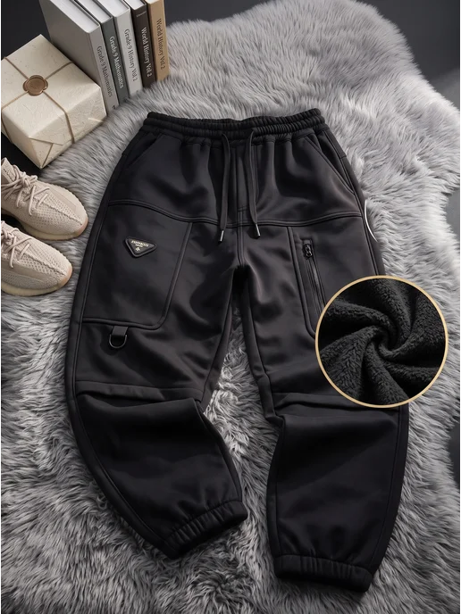DTV Style зимние брюки для подростков, черный, фото 4