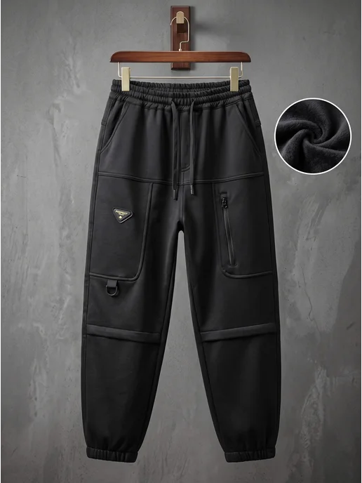 DTV Style зимние брюки для подростков, черный, фото 7