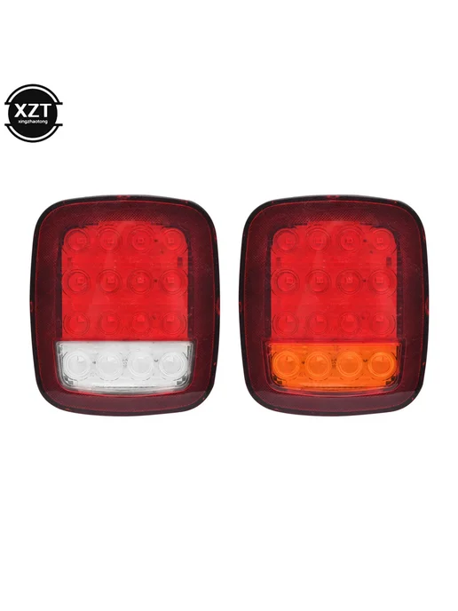 Нет бренда Задние фонари для Jeep Wrangler TJ CJ, 16 дюймов red yellow, красный, фото 3