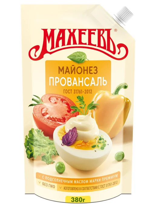 МахеевЪ Майонез Провансаль 50,5% 630 гр, 380 г