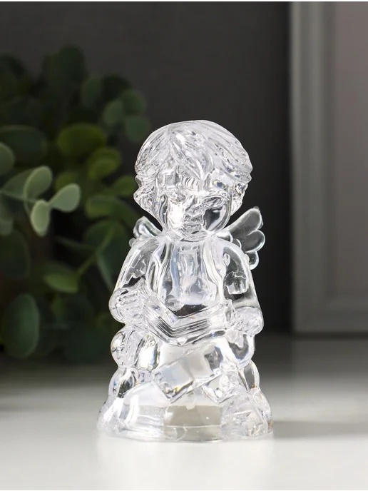 Фигура светодиодная "Ангел", 8.5x4.5 см, 3хAG10, RGB, 8.5x4.5 см, фото 2
