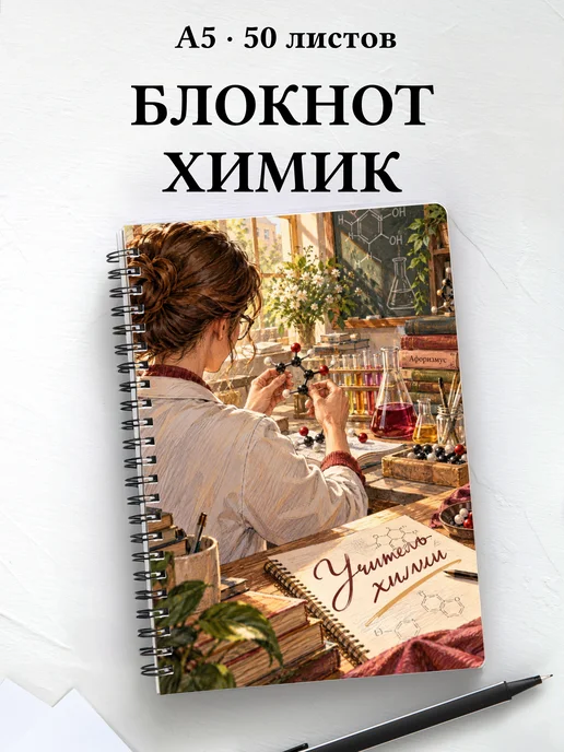 Блокнот учителя химии с цитатами
