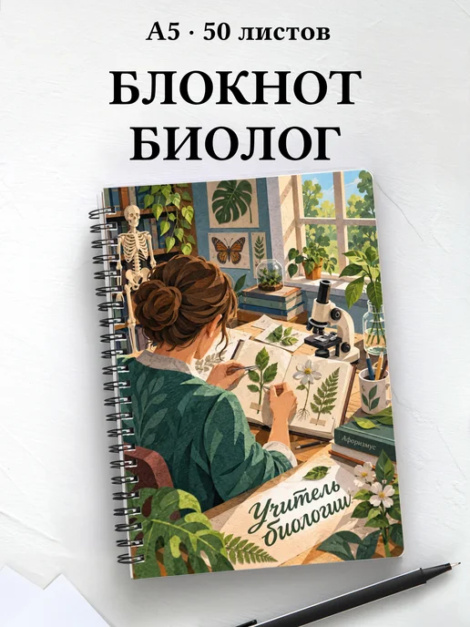 Блокнот учителя биологии с цитатами