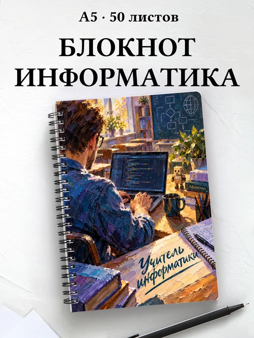 Блокнот учителя информатики с цитатами