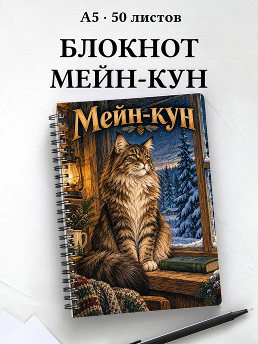 Блокнот Мейн-кун с цитатами