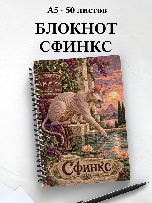 Блокнот Сфинкс с цитатами