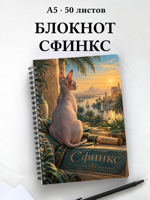 Блокнот Сфинкс с цитатами