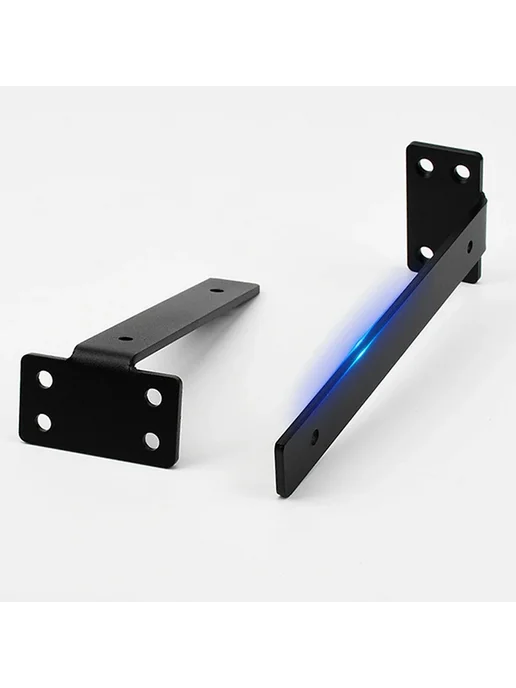 JETTING Кронштейны для полок L- из стали 10in Black, черный, фото 2