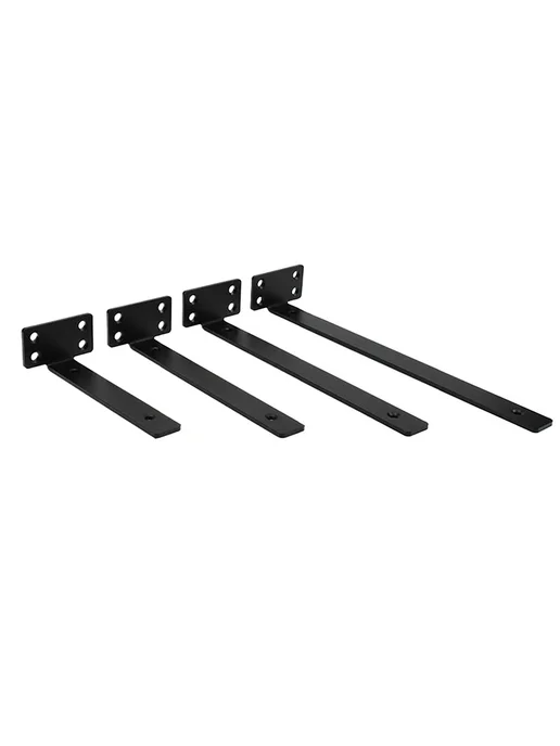 JETTING Кронштейны для полок L- из стали 10in Black, черный, фото 7
