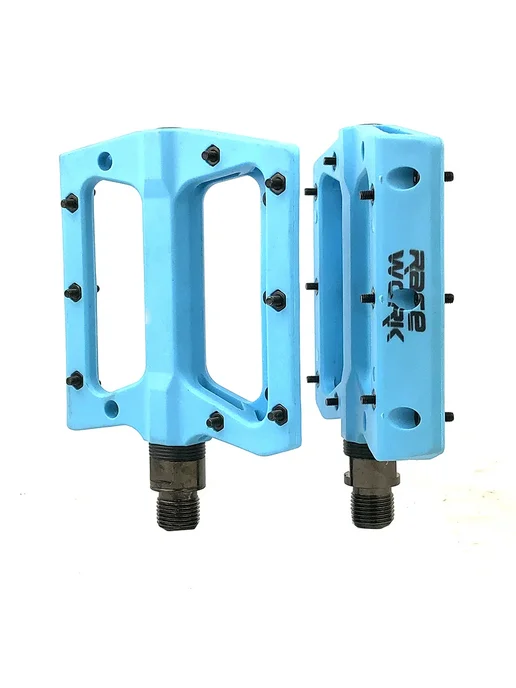RACEWORK Педали MTB из Nylon 9 16 дюйма Зеленый, Cyan, синий