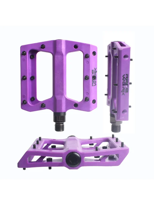 RACEWORK Педали MTB из Nylon 9 16 дюйма Зеленый, Cyan, фиолетовый