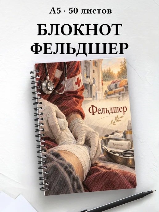 Блокнот фельдшера с цитатами