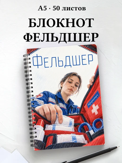 Блокнот фельдшера с цитатами