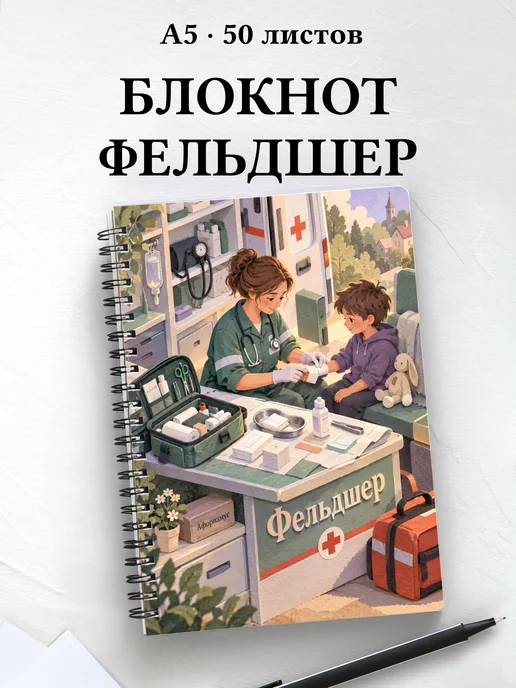 Блокнот фельдшера с цитатами