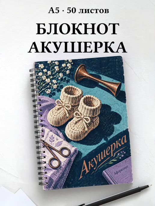 Блокнот акушерки с цитатами