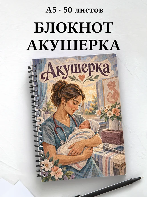 Блокнот акушерки с цитатами