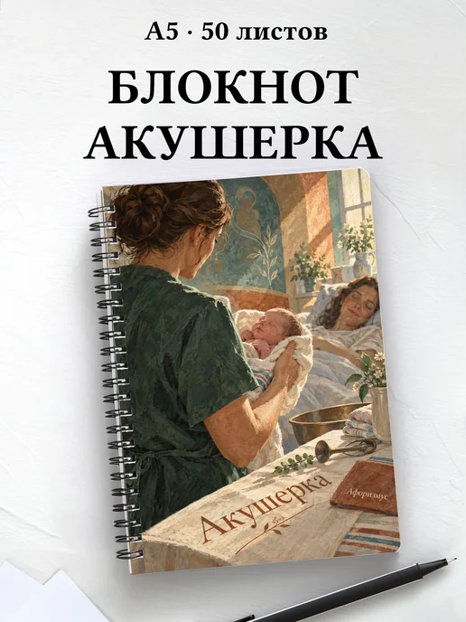 Блокнот акушерки с цитатами