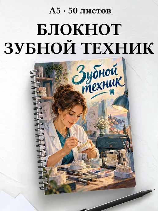 Блокнот зубного техника с цитатами