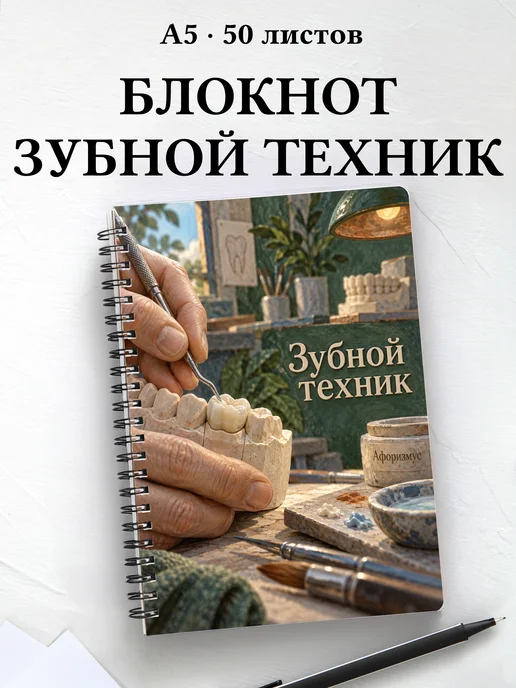 Блокнот зубного техника с цитатами