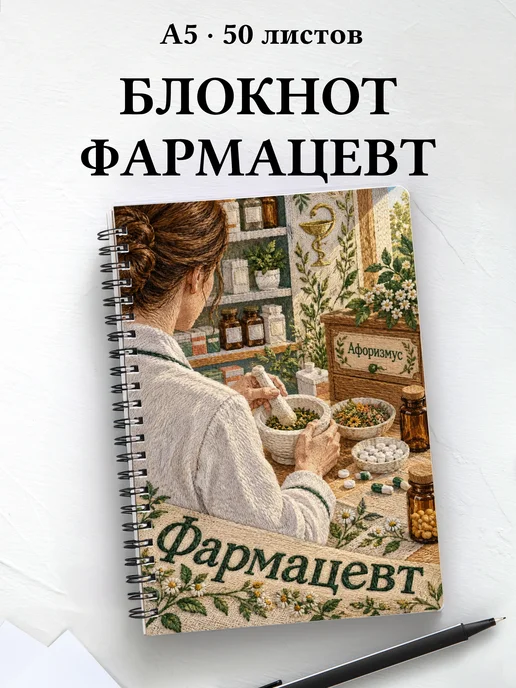 Блокнот фармацевта с цитатами
