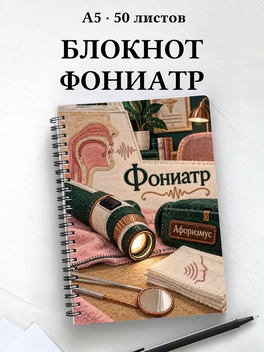 Блокнот фониатра с цитатами