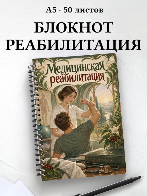 Блокнот Медицинская реабилитация с цитатами