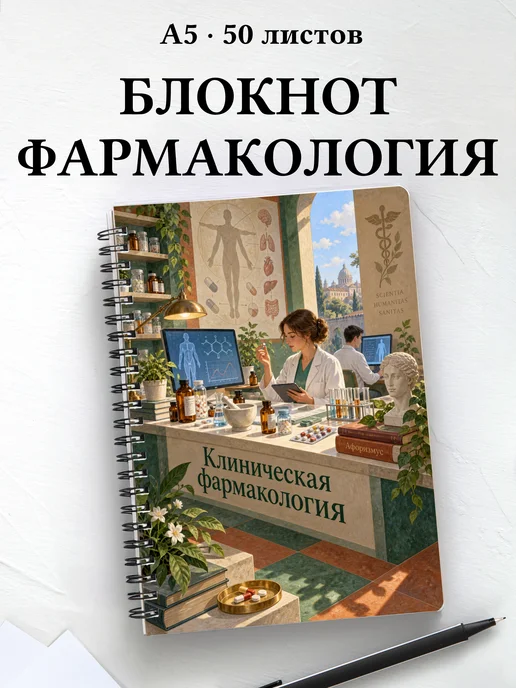 Блокнот Клиническая фармакология с цитатами
