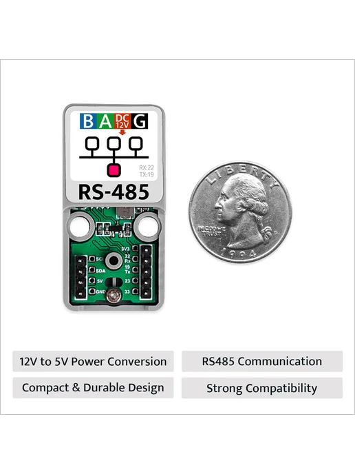 Нет бренда Изолированный модуль RS485 CA-IS2082W M5Stack, База ATOMIC преобразователь TTL-RS485, фото 5
