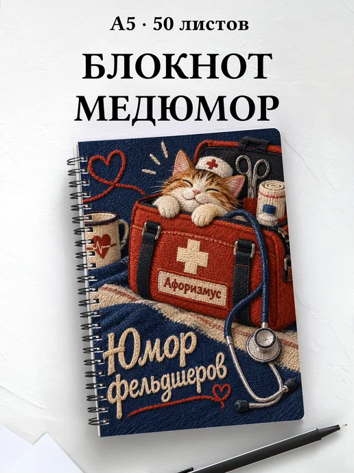 Блокнот Юмор фельдшеров с цитатами