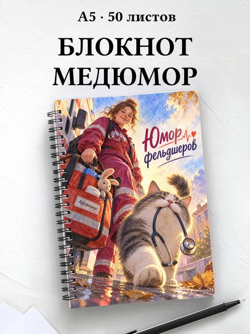 Блокнот Юмор фельдшеров с цитатами