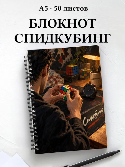 Блокнот Спидкубинг с мотивирующими цитатами