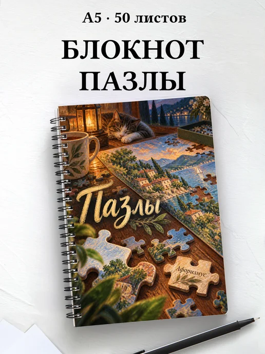 Блокнот Пазлы с мотивирующими цитатами