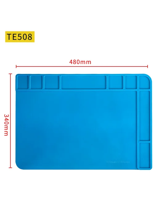 Силиконовый коврик для пайки 350x250 мм, цвет 350x250MM--1, 350x250 мм, фото 7