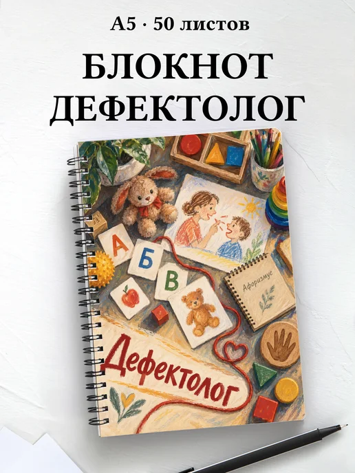 Блокнот дефектолога с мотивирующими цитатами