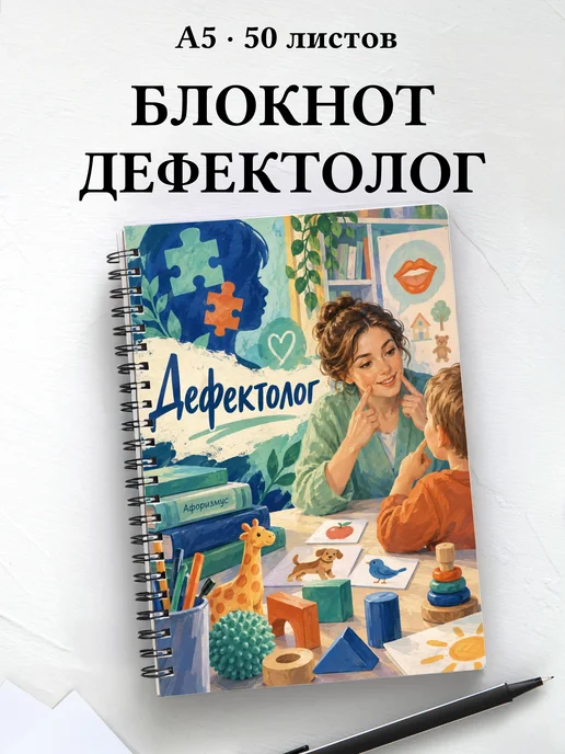 Блокнот дефектолога с мотивирующими цитатами