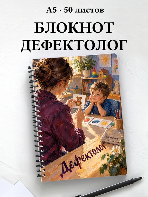 Блокнот дефектолога с мотивирующими цитатами