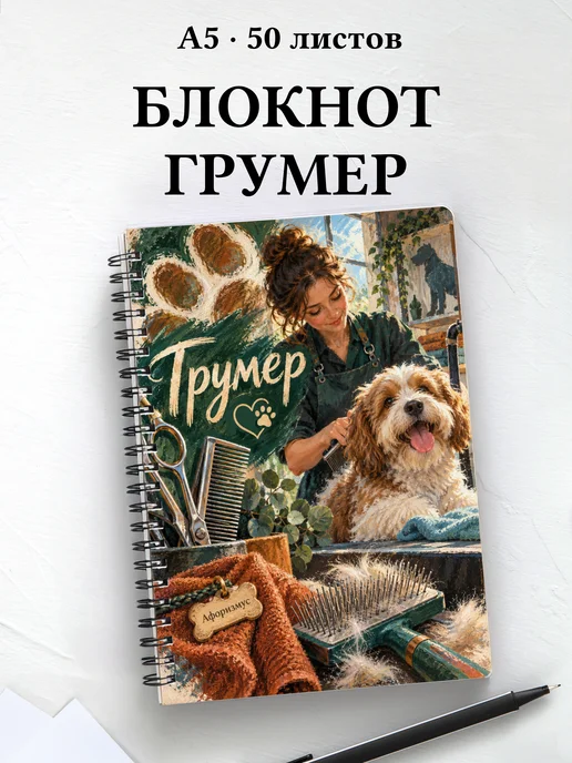 Блокнот грумера с мотивирующими цитатами