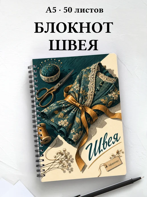 Блокнот швеи с мотивирующими цитатами