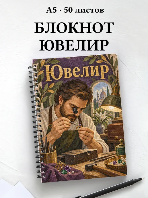 Блокнот ювелира с мотивирующими цитатами